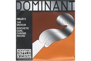 THOMASTIK Dominant Strings 144 4/4 Cello Chrome Wound G String