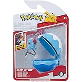 Pok&eacute;mon Tentacool ve Scuba Clip 'N' Go Ball Standlı ve T&uuml;pl&uuml; Top Aksesuarlı 2" Savaş Fig&uuml;r&uuml; i&ccedil;erir.