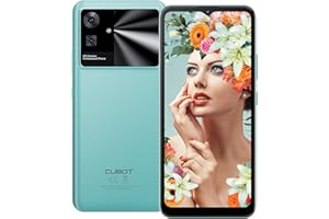 CUBOT Note 21 Smartphone Ohne Vertrag 6.56'' HD+ 90Hz Bildschirm 12GB+128GB/1TB Android 13 Handy 50MP+8MP Kamera 5100mAh 4G Dual SIM Octa-Core Face ID GPS OTG (Mode Grün)