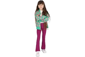 Leggings Empire Pantaloni a Zampa Bambina Bootcut I Pantaloni da Ragazza in Cotone Elastici Flare Leggings Zampa Elasticizzati Svasati in Tessuto Pantaloni da Ballo | Gamba Lunga Taglie 6-13 Anni