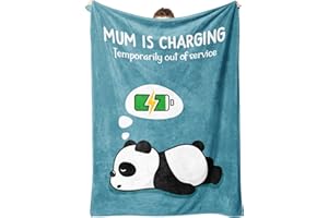 Leebbsin Mum Gifts for Christmas, Mum Birthday Gifts- Soft Cute Blanket- Fun Gift for Mother from Daughter/Son, Christmas Birthday Presents for Mother Mummy Stepmum, 60"x50"