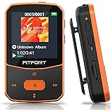 MP3 Player Bluetooth 5.0 Sport 16GB- Verlustfreier Sound FM Radio,Sprachaufzeichnung,E-Book und andere Funktionen,Unterstützt