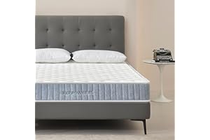 keepsweets Materac 160 x 200 cm, 7-strefowy stopień twardości H3 z pianką z pamięcią kształtu, materac ze sprężynami kieszeniowymi 20 cm