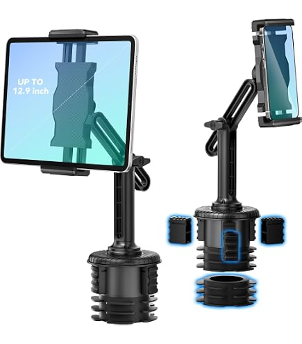 Skoda Smart Holder 000061122K – Supporto Per Tablet Da Poggiatesta, 2 Supporti + 2 Adattatori (non Per Sedili Sportivi)