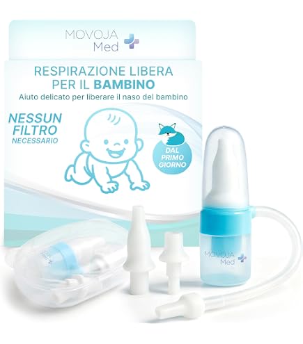 Aspiratore Nasale Elettrico Per Bambini – 3 Livelli, Punte In Silicone, Musica E Luce, Ricarica USB-C