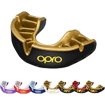 OPRO Protège-dents Gold Level Adulte Blanc - Technologie Révolutionnaire D'Ajustement Pour Boxe, Rugby, Hockey, Crosse