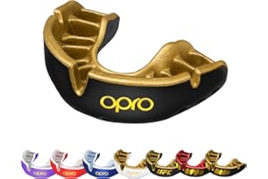 ‎OPRO OPRO Mundschutz – Gold-Level Zahnschutz für Boxen, Kampfsport, MMA, Erwachsene & Kinder – Selbstanpassende Schiene für Hockey, Kickboxen, Rugby – Premium Passform – Mit zahnärztlicher Garantie