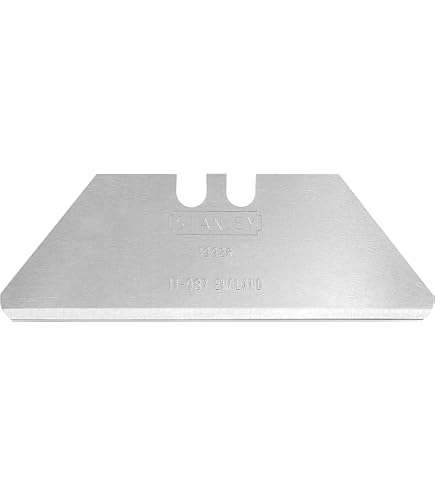 20 Lame Trapezoidali Di Ricambio 52x19x0,6 Mm – Universali, Oliate Antiruggine, Per Taglierine E Pialla Placo