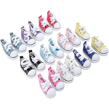 Rosa) Spielzeugzubehör Puppen-Rollschuhschuhe Für Produktbild-Vorschau 8