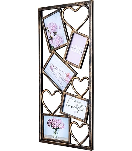 PrimoLiving Photo Gallery LIVE Laugh Love For 5 Photos White