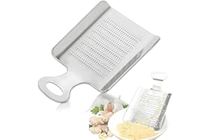 KISSTTA Râpe à gingembre à l'ail Wasabi, presse-ail en argent, râpe à gingembre en acier inoxydable, cutter garlics