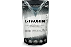 ‎SYGLABS NUTRITION Taurin Pulver 100% rein - 1000g Aminosäure L-Taurin - 1kg - ohne Zusatzstoffe - vegan -mit Messlöffel
