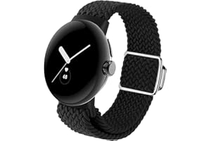 SimpleThings Sport Loop für den Austausch des Google Pixel Watch 2 1 Armbands, Verstellbares Geflochtenes Atmungsaktives Elastisches Dehnbares Armband für das Google Watch Armband