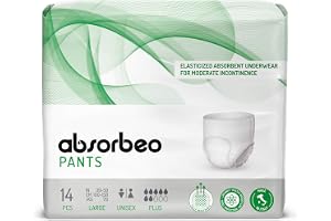 Absorbeo W26PL21B-14 Absorberande Engångsunderkläder, 14 stycken