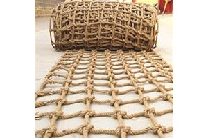 HTRY Filet D'escalade Pour Enfant, Balançoire Filet De Clôture échelle De Corde Camion Remorque Filet De Fret Robuste Balcon Escalier Aire De Jeux Protection Filet Grille Extérieu(Size:1*1m(3*3ft))