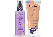 Sanfe Spotlite Body Kit | Lightens Overlooked Areas | Brightens Intimates | Non Toxic | 6 In 1 Glo Cream | Spotlite Serum