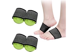 yingd Arch Support, 2 Pairs Thick Compression Cushioned Plantar Fasciitis Support with Comfort Pad, Pain Relief for Heel Spurs, Fallen Arches, Flat and Achy Feet Problems for Men and Women, One Size