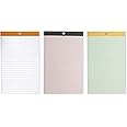 Kate Spade New York To-Do List Pad Set of 3, Includes 50 Lined Sheets Per Pad, Colorblock