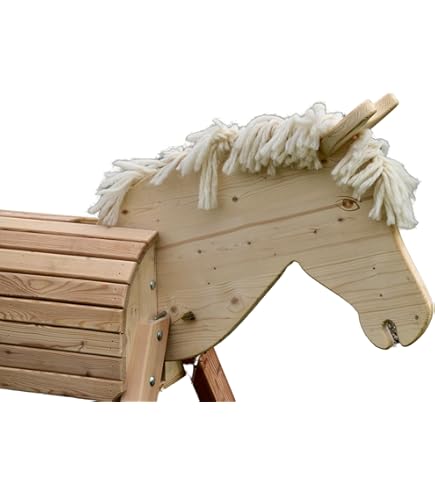 Rülke Holzspielzeug Tuinpaard Tom - Set In Blauw Incl. Zadel En Holster Rülke Holzspielzeug Tuinpaard Tom - Set In Blauw Incl. Zadel En Holster