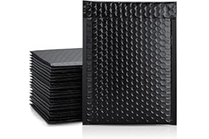 FUNGLAM 50 piezas bolsa de burbujas de 10,2 x 17,7 cm, 4x7in Sobre burbujas, impermeable, plástico sobre autoadhesivo, forro de burbujas, sobres acolchados