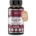 Ubiquinone Coenzyme Q10 100mg Softgel Capsules, 90 Super Strength Vegan Friendly Naturally Fermented High Absorption CoQ10 Capsules Made in The UK to GMP Standards – by The Intelligent Health