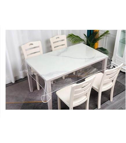 Tovaglia Trasparente Plastificata Russo Tessuti | PVC Spessore 0,15 Mm, Venduta A Metri (140 Cm Larghezza) - 2