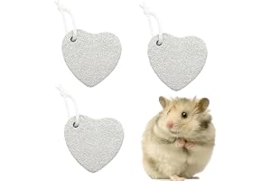 3 stycken husdjurstandslipstenar mineraler, mineralstenar, 7,5 x 7 cm molar sten för kaniner ekorre hamstrar och andra små husdjur