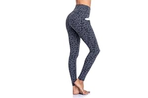 Occffy Leggings Fitness Donna Allenamento Opaco Vita Alta Spandex Palestra Pantaloni DS166