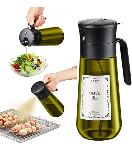Lot De 4 Bouteilles Distributeur D'huile En Verre 500 Ml - Bec Verseur Automatique, Idéal Pour Huile D'olive, Vinaigre - 6