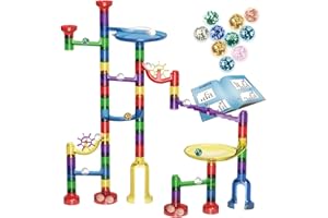 BEN & BEL Ensemble Découverte Circuit de Billes Lumineuses: Phosphorescentes, Anti-Basculement, Durable, Jouet STEM Éducatif pour Enfants 4-7 Ans