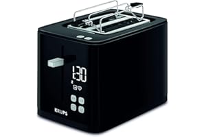 ‎KRUPS Krups KH6418 Smart´n Light Toster, Tworzywo Sztuczne, 850 W, Czarny