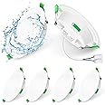 ALUSSO 7W LED Recessed Ceiling Lights IP65 Bathroom Downlights, Dimmable Ultra Slim 30mm LED Spot Lights, Warm White/Neutral White/Cool White Adjustable Round Ceiling Spot, Φ90-100mm Hole, 6 Pack