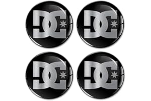 Biomar Labs® 4 x 60mm Autocollant 3D pour Cache-Moyeu, Enjoliveurs, Centre de Roue Caches DC Stickers A 8560