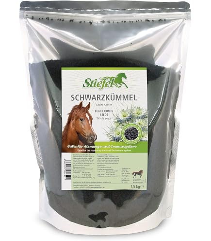 Scheidler Lein- & Schwarzkümmel-Pellets Für Pferde – 3000 G Eimer, Getreidefrei & Natürlich