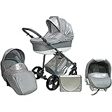 Tabbi Eco Ln 3 In 1 Kombi Kinderwagen Hartgummireifen Farbe Green Amazon De Baby