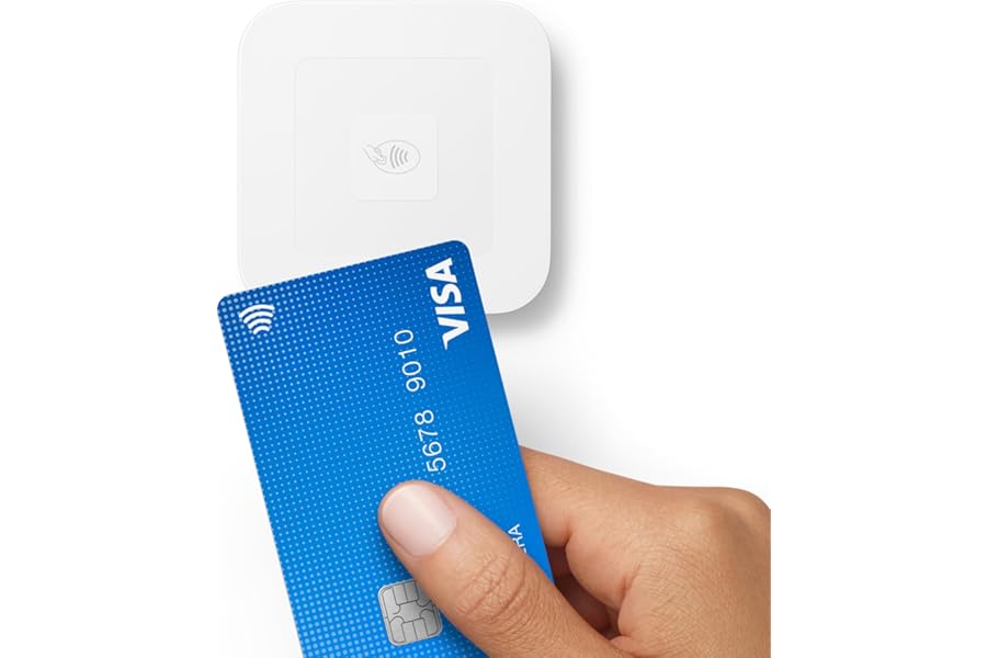 Square Bluetooth Contactless Card Reader (2nd generation) – Take contactless & card payments - accepts Chip & PIN, Debit and Credit Cards, Apple and Google Pay