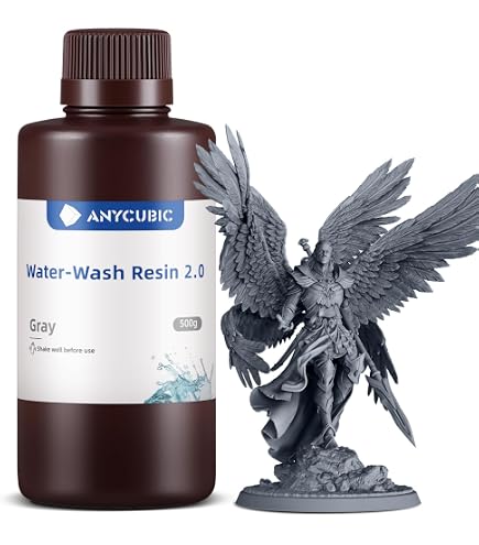 Résine 3D ANYCUBIC Bio - 1KG Gris - Faible Odeur, Haute Précision - Pour Imprimantes LCD