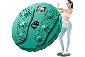 PLESUXFY Twist Board Für Übungen | Twisting Waist Disc Balance Board | Waist Twisters Plate Mit Fußsohle Massage Für Hüften Und Taille Bewegung