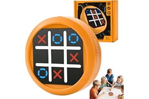 LTFIOON Tic Tac Toe Bolt, 4-in-1 Elektronisches Tic-Tac-Toe-Spiel, DREI gewinnt Handheld Electric Puzzle Game Console für Kinder Erwachsene Geschenkidee Reisespiel für Reise und Familie