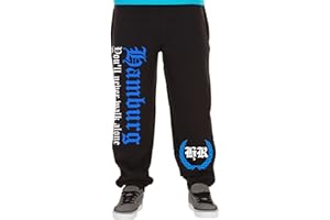 UGLYSHIRT89 Hamburg Never Walk Alone Männer und Herren Jogginghose | Fussball Ultras Fan | M2