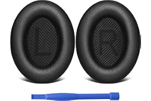 Oumida öronkuddar för Bose QC35, ersättning öronkuddar, kompatibla med QuietComfort 35 (QC35) och Quiet Comfort 35 II (QC35 ii)
