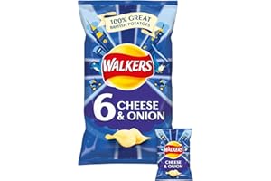 Walkers Crisps - Cheese & Onion (6x25g)