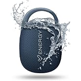 Energy Sistem Clip Bluetooth Speaker Portable Small 9W IPX7 Waterproof 18H Battery FM Radio True Wireless Stereo with MicroSD