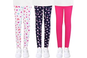 L&K-II 2/3/5er Pack Kinder Leggings Mädchen Tanzhosen Baby Leggings Turnhosen Baumwolle Verschiedene Motive 4539