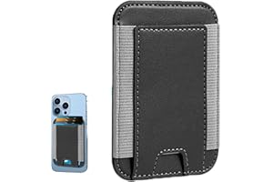 Basetousual Cartera Magsafe，Magsafe Wallet，Tarjetero Magsafe, Cartera iPhone Magsafe，Magnetic Phone Wallet As iPhone Card Holder For iPhone 13 Pro Max/14 Series.