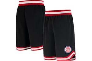 Ultra Game UNK NBA GSM3547F NBA Woven Team Logo Poly Mesh Basket Shorts Nero, XL