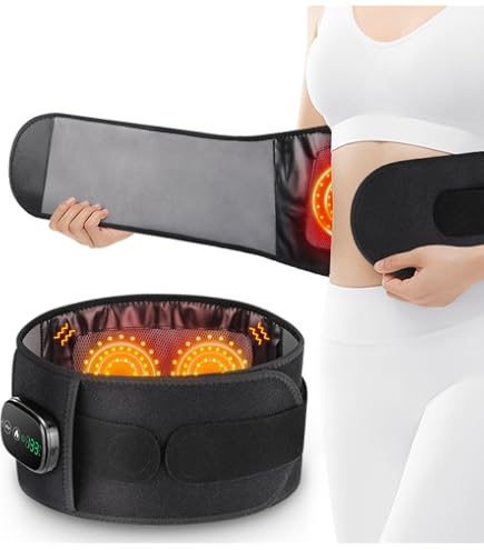 Ceinture Chauffante De Massage Abdominal JuanNest - Fonctions Chauffantes, Pétrissage, Pour Ventre, Perte De Poids, Bien-être