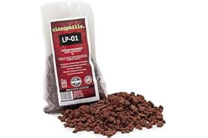 Chlorophilla Lapillo Volcanique - Pierre de jardin naturelle, lapilles volcaniques idéales pour paillage, pierres pour remplir les pots, pierres et cailloux pour aquarium 1 litre