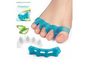 Promifun Toe Separators, 8 Pack Bunion Corrector for Women/Men, Toe Spacers, Foot Alignment - Dividers to Correct Bunions, Hammertoes, Relief Restore Feet
