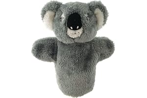 EcoBuddiez Hand Puppet - Koala de Deluxebase. Marionnettes en Peluche de l'ours Koala pour Les Enfants. Marionnettes animales écologiques pour Les Jeux d'éveil et Les Cadeaux d'enfants.